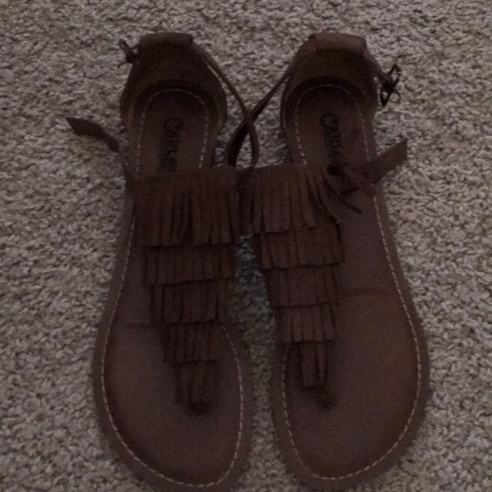 Brown Carlos Santana Sandals